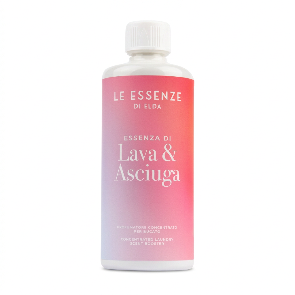 Le Essenze di Elda Lava & Asciuga wasparfum 500 ml op witte achtergrond