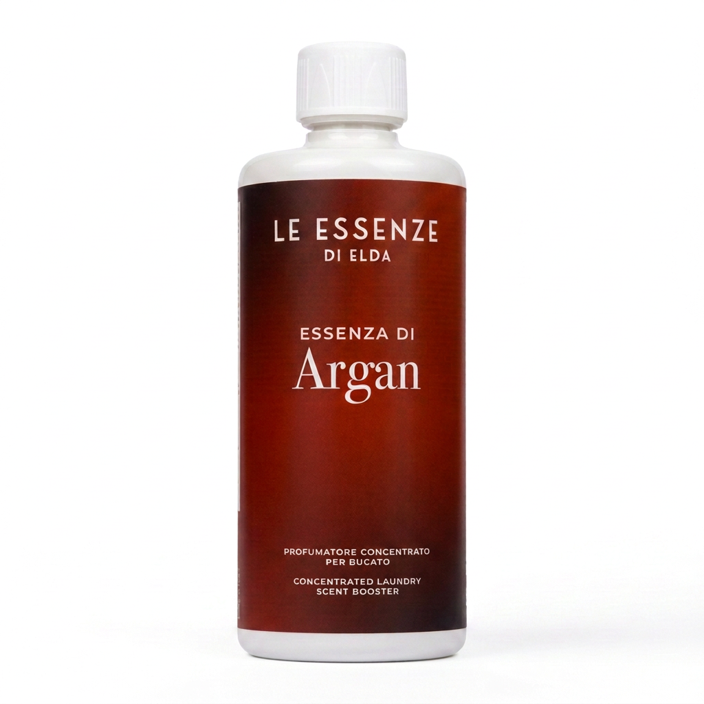 Le Essenze di Elda Argan wasparfum 500 ml op witte achtergrond
