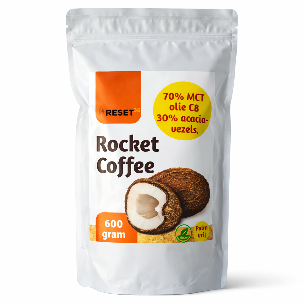 Rocket Coffee met MCT en Acacia 