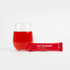 Fat Burner Red Fruits losse rode stick met glas