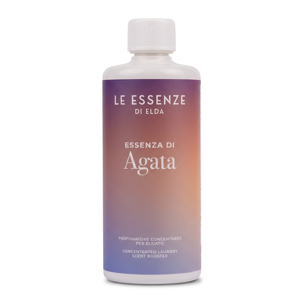 Le Essenze di Elda Agata wasparfum 500 ml op witte achtergrond
